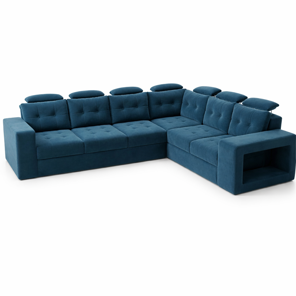 Dark Blue Sofa set
