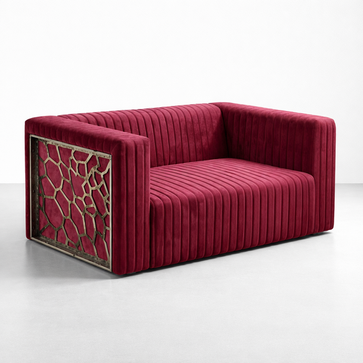 Maroon Sofa Set