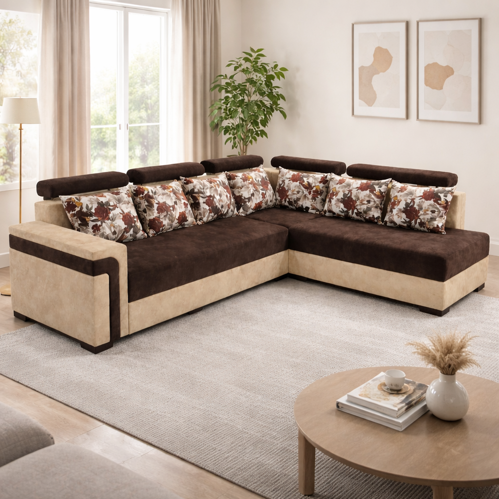 Brown Beige color Sofa